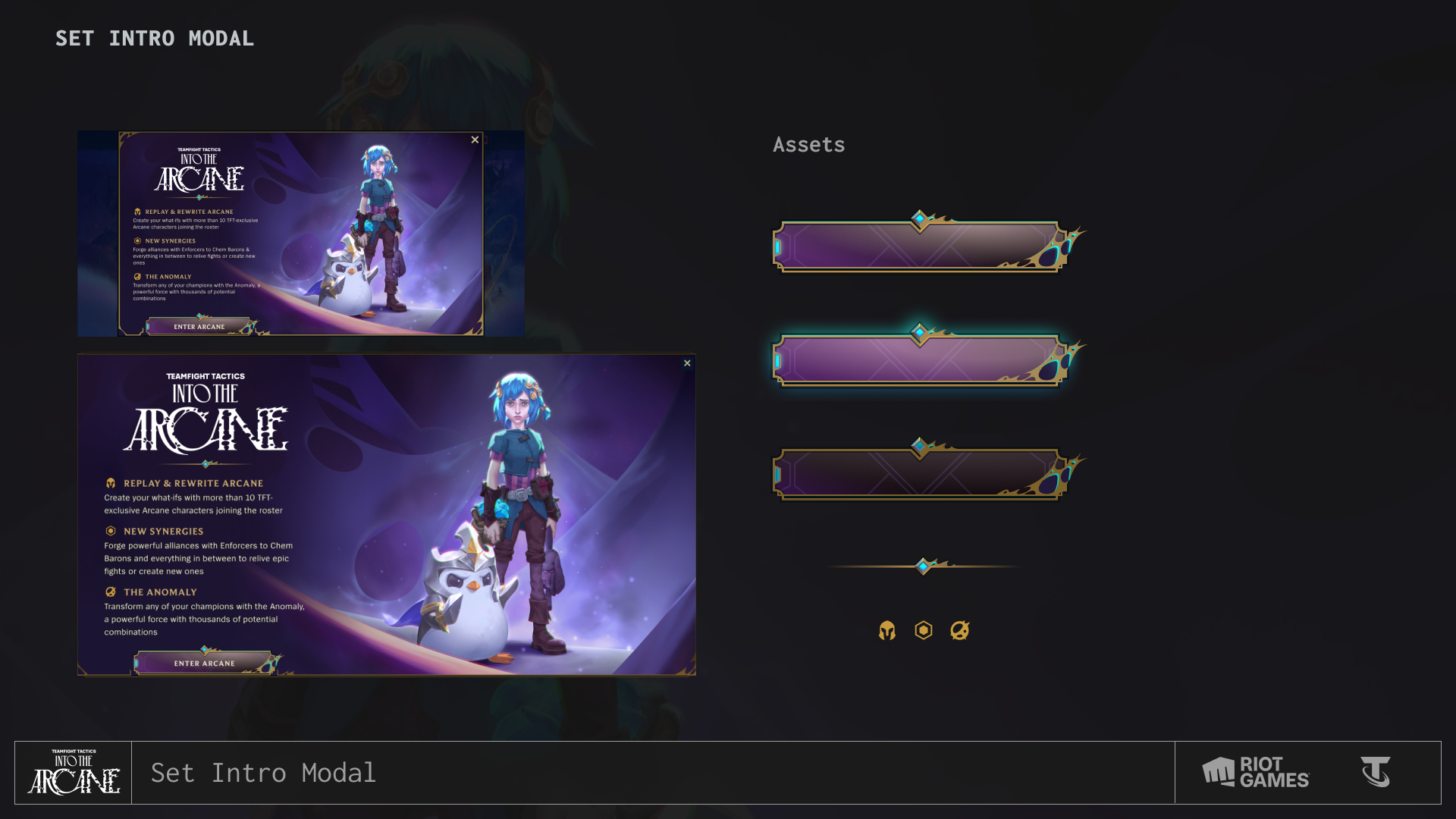 Set Intro Modal